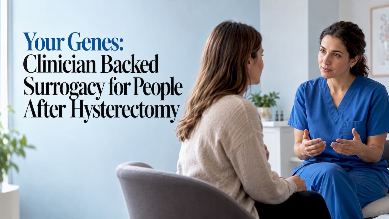 Your Genes: Clinician Backed Surrogacy for People After Hysterectomy