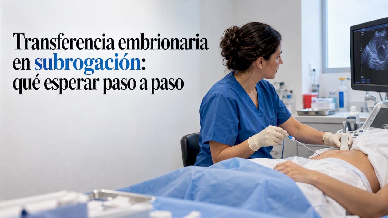 Transferencia embrionaria en subrogación: qué esperar paso a paso