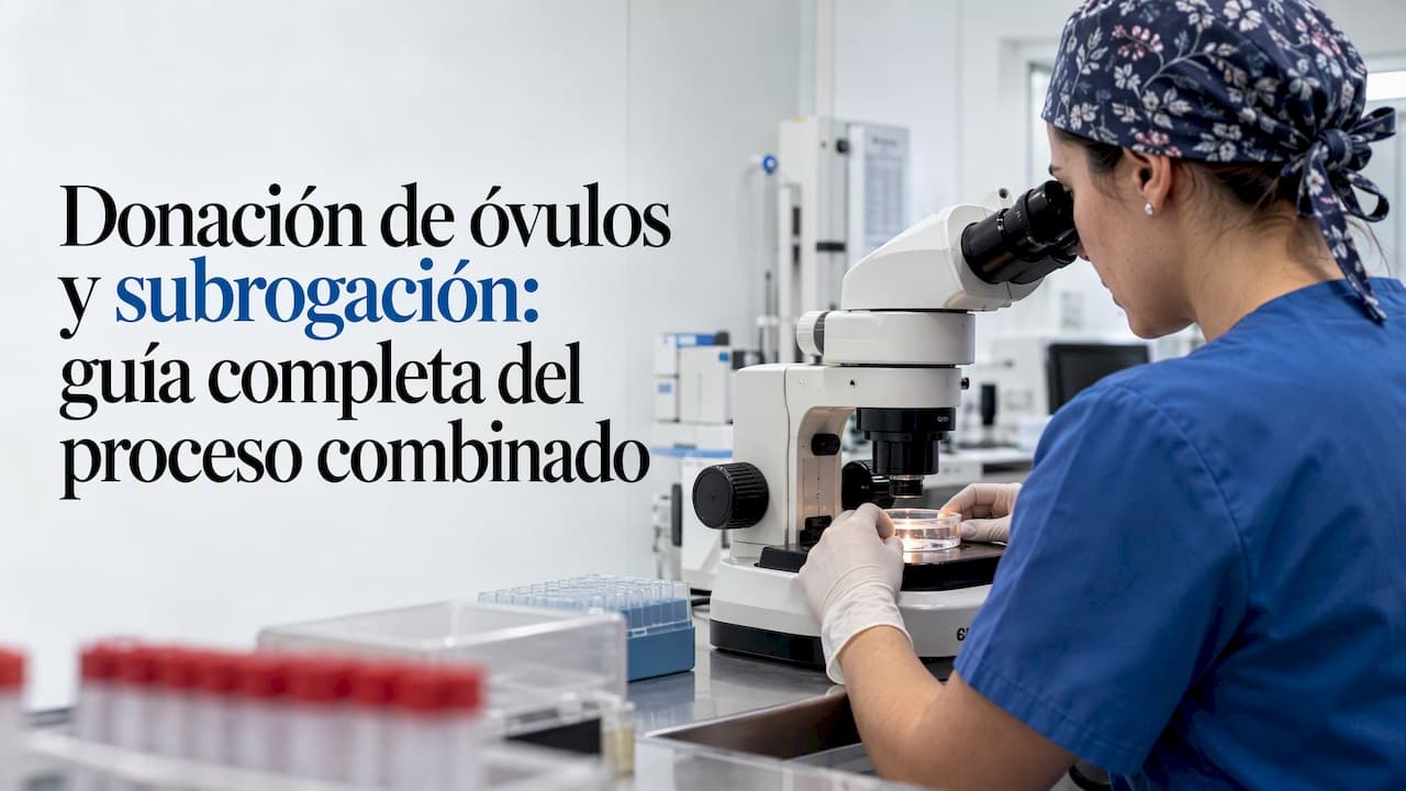 Donación de óvulos y subrogación: guía completa del proceso combinado