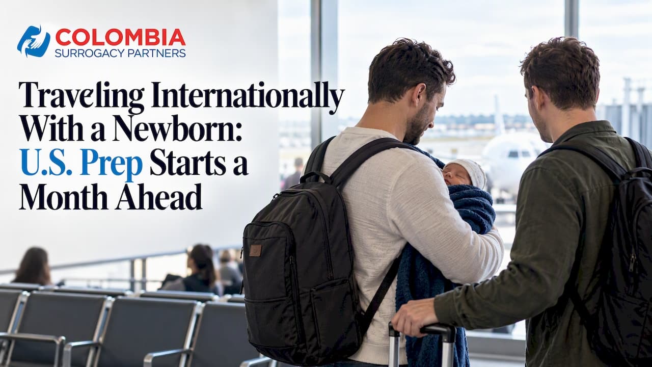 Traveling Internationally With a Newborn: U.S. Prep Starts a Month Ahead