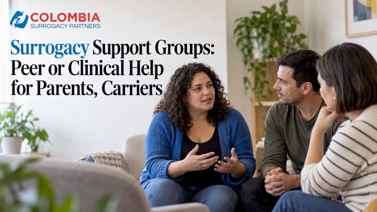 Surrogacy Support Groups: Peer or Clinical Help for Parents, Carriers