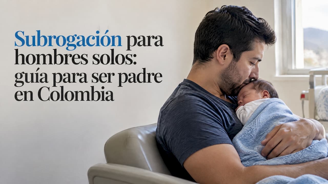 Subrogación para hombres solos: guía para ser padre en Colombia