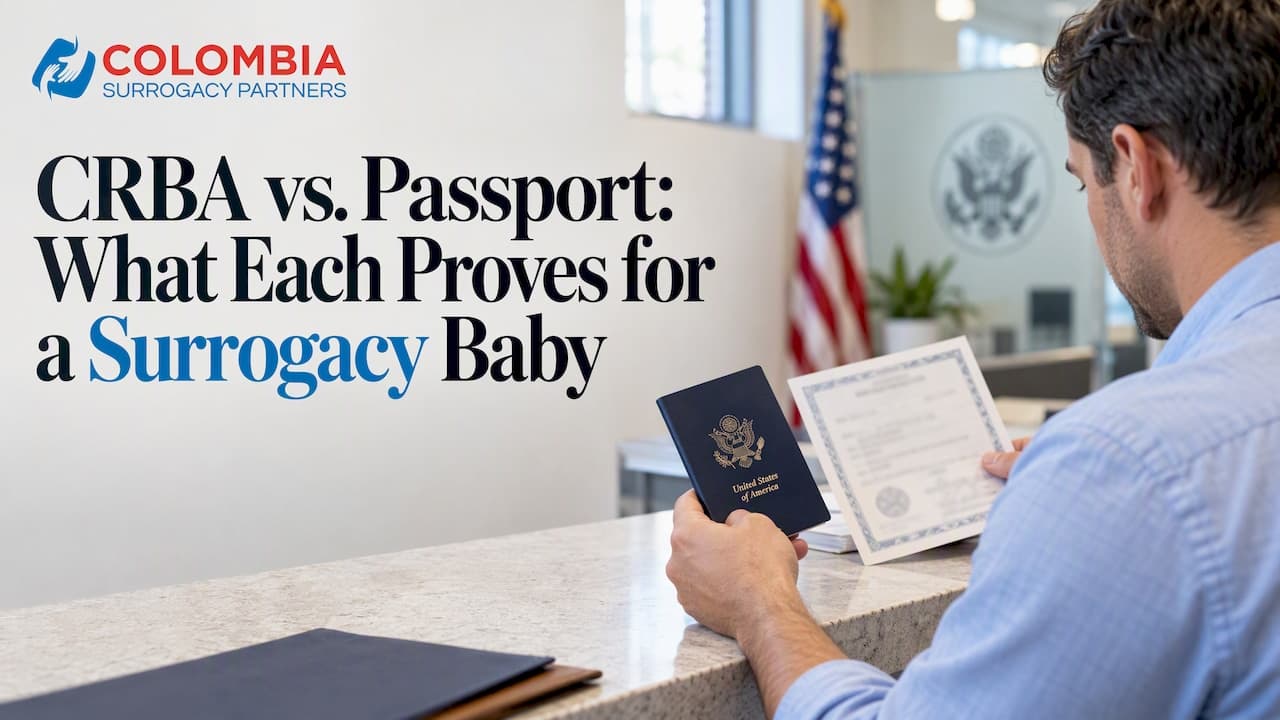 CRBA vs. Passport: What Each Proves for a Surrogacy Baby