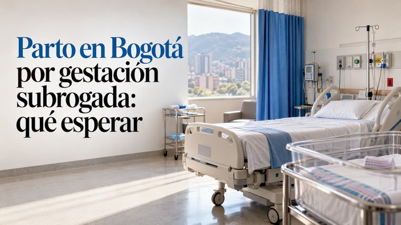 Parto en Bogotá por gestación subrogada: qué esperar